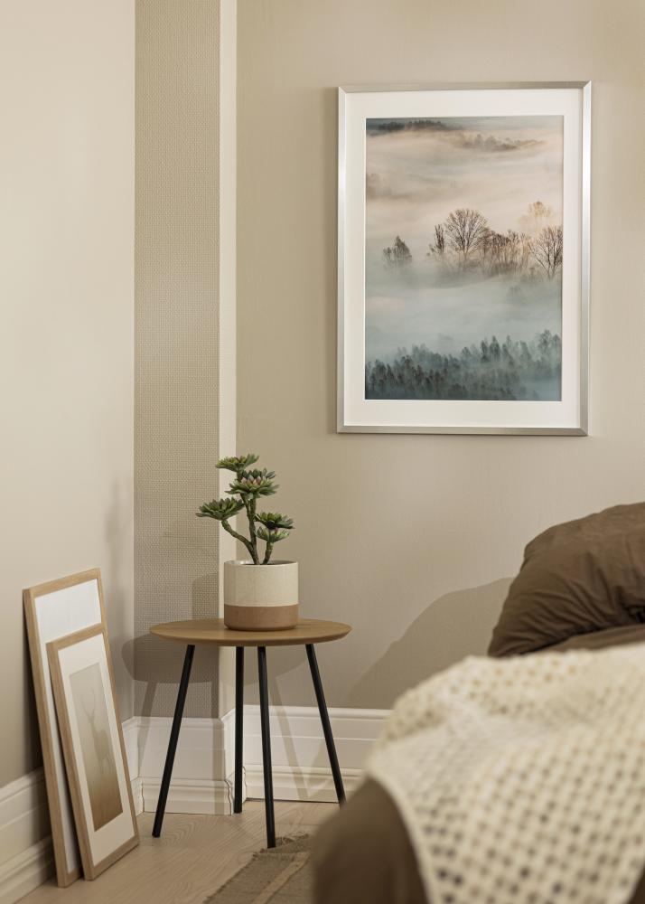 Marco Trendy Vidrio acrílico Plata 70x70 cm