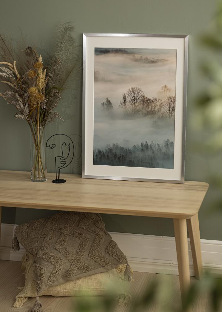 Marco Trendy Vidrio acrílico Plata 70x70 cm