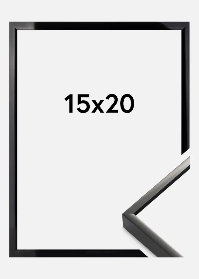 Marco Nielsen Premium Alpha Acabado brillante Negro 15x20 cm