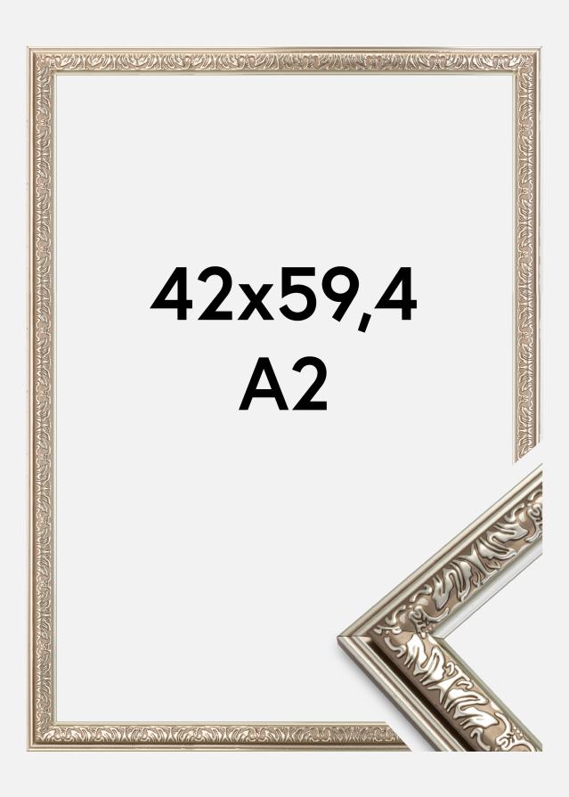 Marco Nostalgia Plateado 42x59,4 cm (A2)