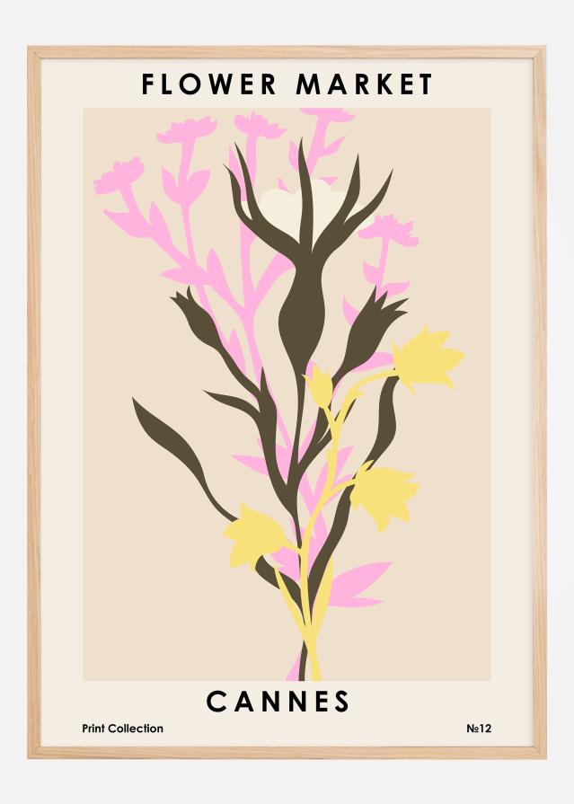 Flower Market Cannes Póster