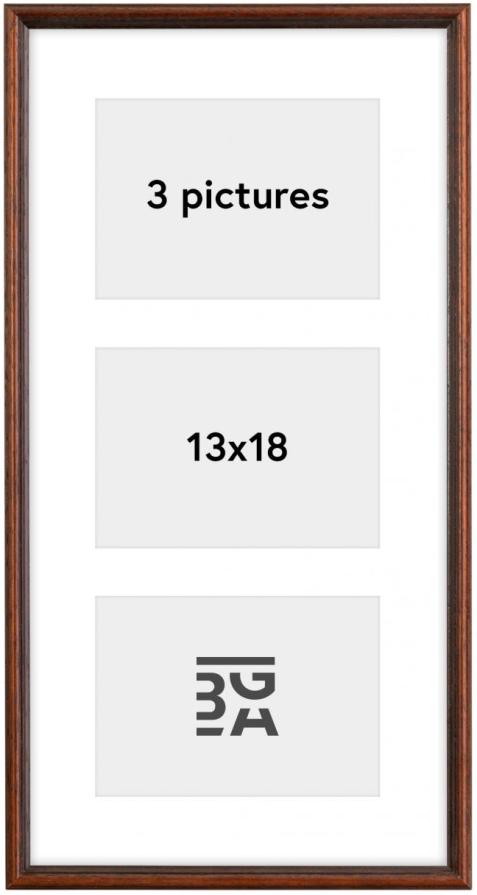 Horndal Marco collage IX Castaño - 3 Fotos (13x18 cm)