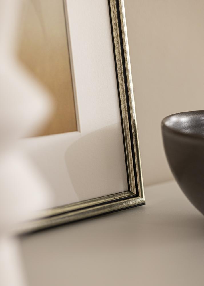 Marco Horndal Vidrio acrílico Plateado 9x13 cm