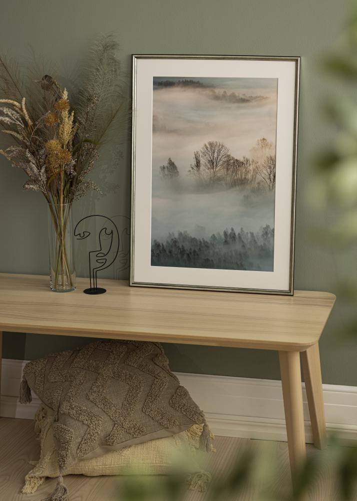 Marco Horndal Vidrio acrílico Plateado 9x13 cm