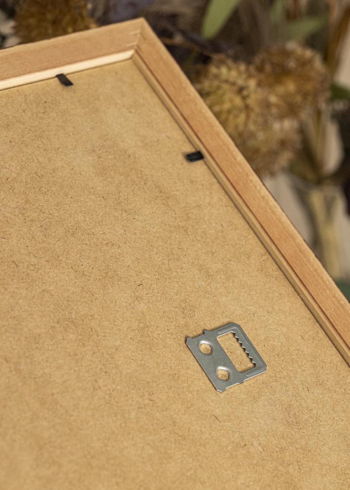 Marco Siljan Marrón 45x45 cm - Paspartús Blanco 14x14 inches