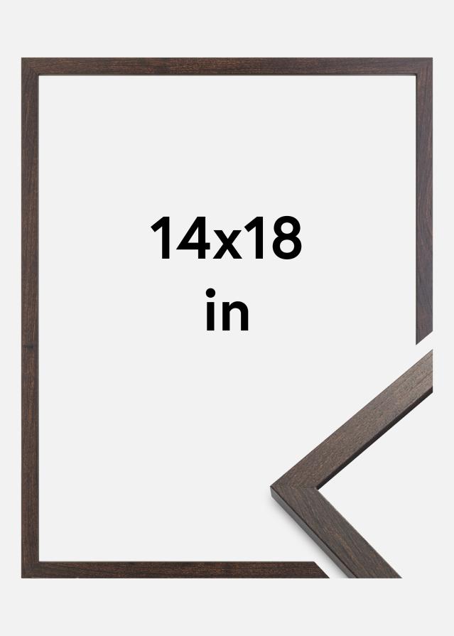 Marco Trendy Vidrio acrílico Castaño 14x18 inches (35,56x45,72 cm)