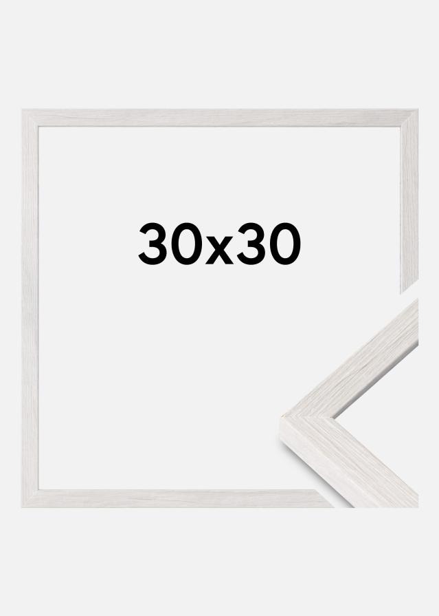 Marco Ares Vidrio Acrílico White Oak 30x30 cm