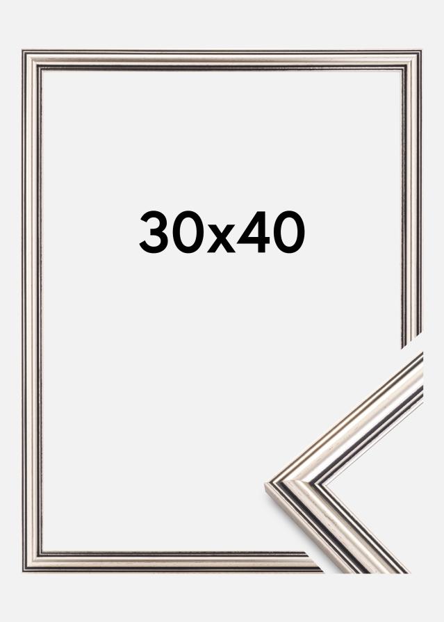 Marco Tango Plateado 30x40 cm
