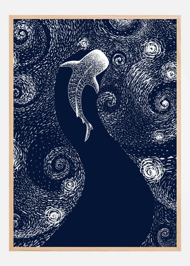 Star Eater In Van Gogh Style Póster