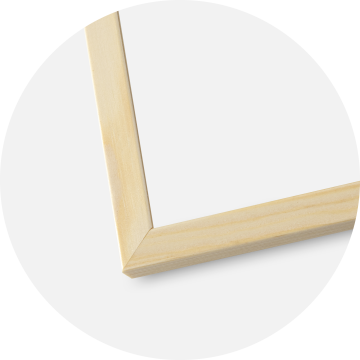 Marco Galant Pino 30x30 cm - Paspartú Negro 8x8 inches