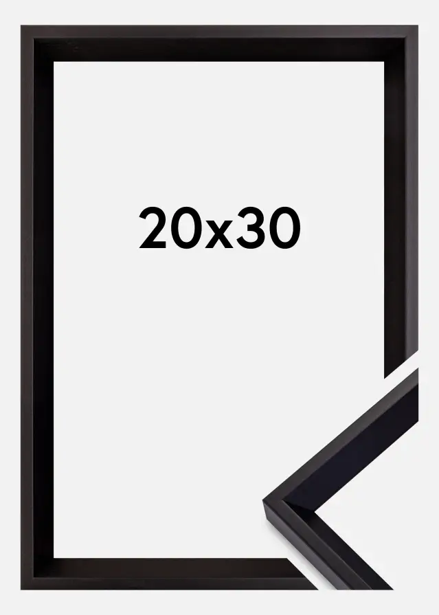 Marco Globe Vidrio acrílico Negro 20x30 cm