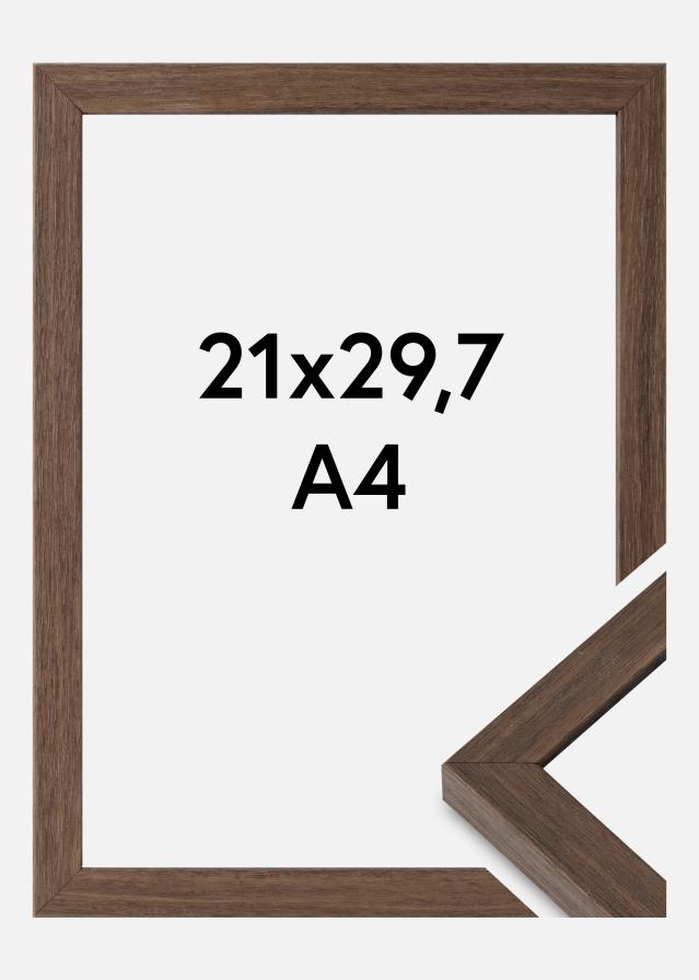 Marco Hermes Vidrio acrílico Nuez 21x29,7 cm (A4)