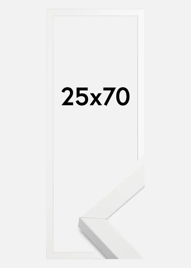 Marco Amanda Caja Blanco 25x70 cm