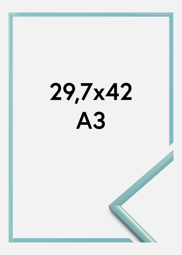 Marco New Lifestyle Vidrio acrílico Turquesa 29,7x42 cm (A3)