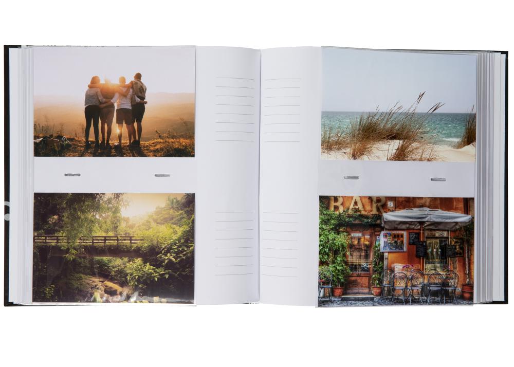 Grindy De líneas Álbum de fotos Blanco - 200 Fotos en formato 11x15 cm