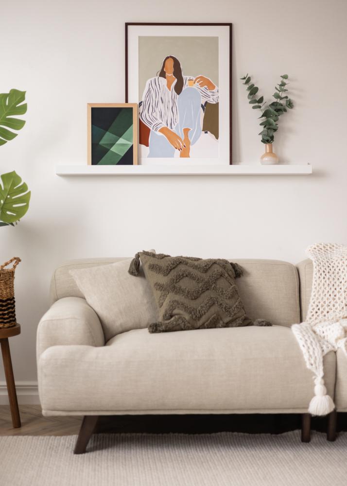 KAILA Estante para cuadros Blanco 130 cm