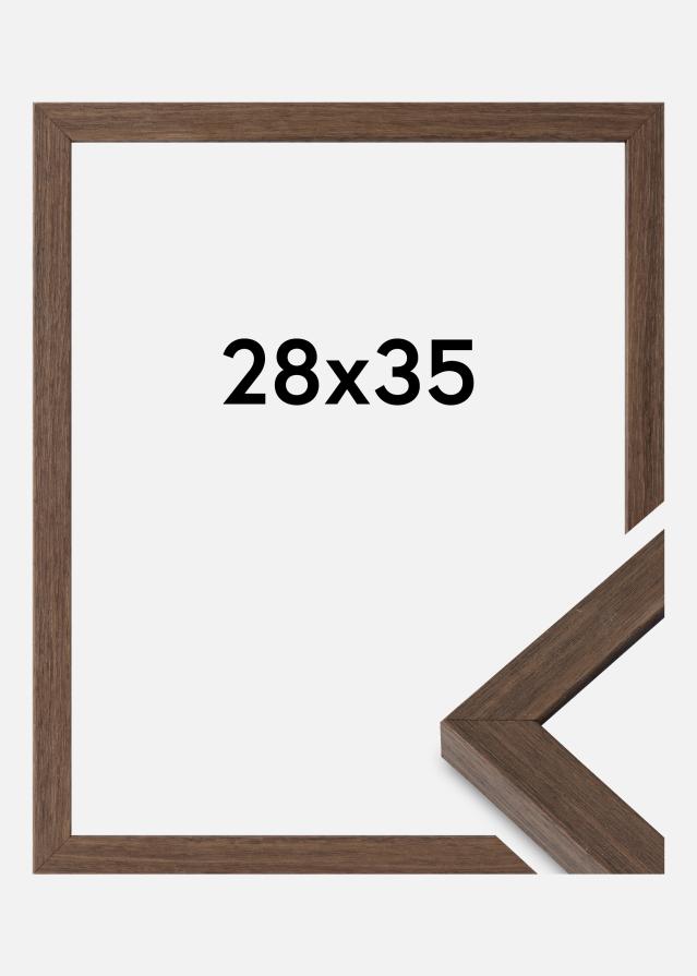 Marco Hermes Vidrio acrílico Nuez 28x35 cm