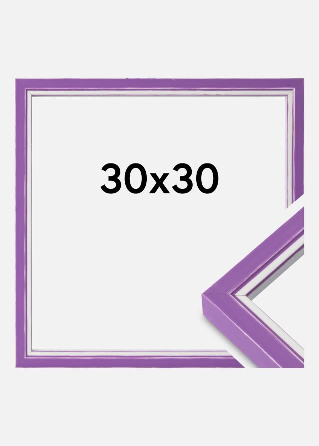Marco Diana Vidrio acrílico Lila 30x30 cm