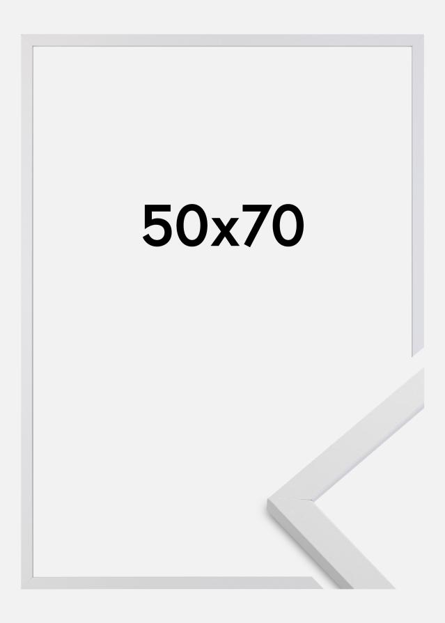 Marco Trendy Vidrio acrílico Blanco 50x70 cm