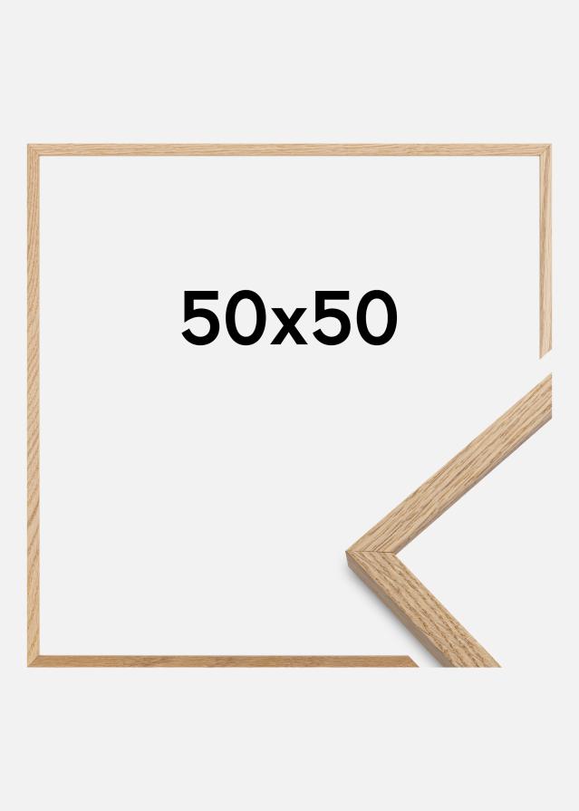Marco Oslo Vidrio acrílico Roble 50x50 cm