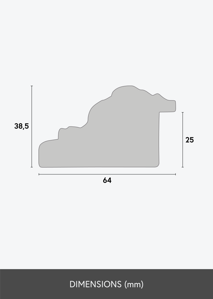 Marco Odin Dorado/Negro - Tamaño a escoger