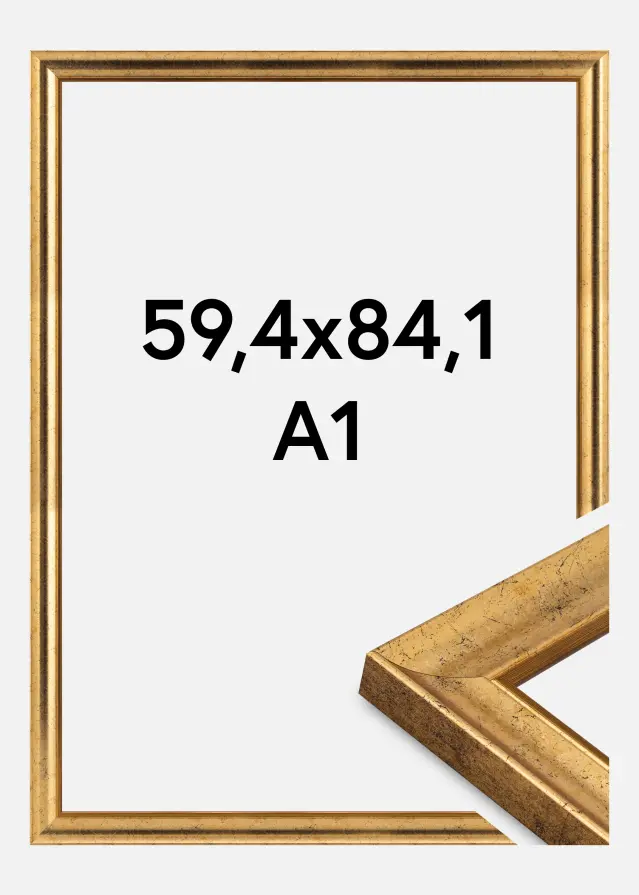 Marco Conca Vidrio acrílico Oro 59,4x84 cm (A1)