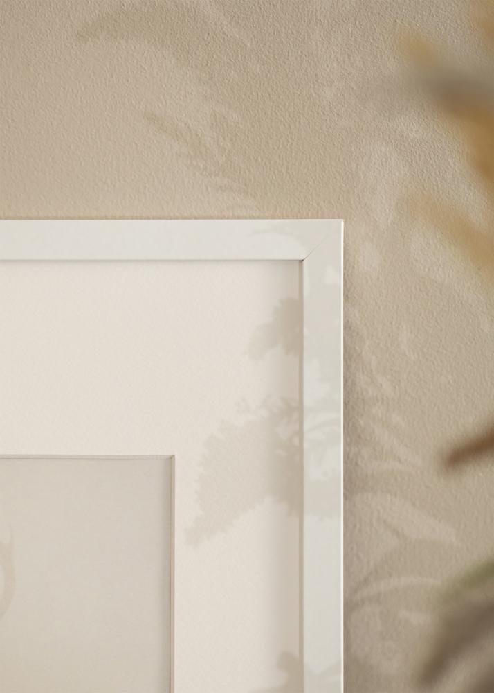 Marco Modern Vidrio acrílico Blanco 30x40 cm