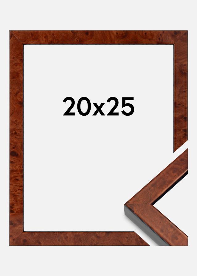 Marco Hermes Vidrio acrílico Burr Walnut 20x25 cm