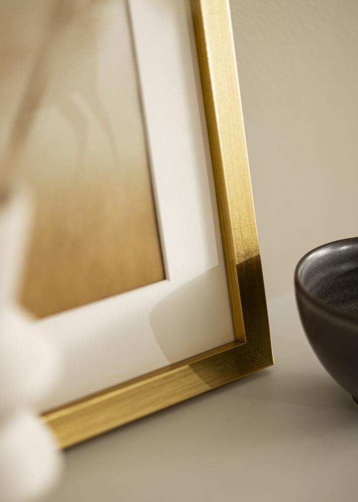 Blocky Dorado 85x115 cm - Paspartú Blanco 70x100 cm