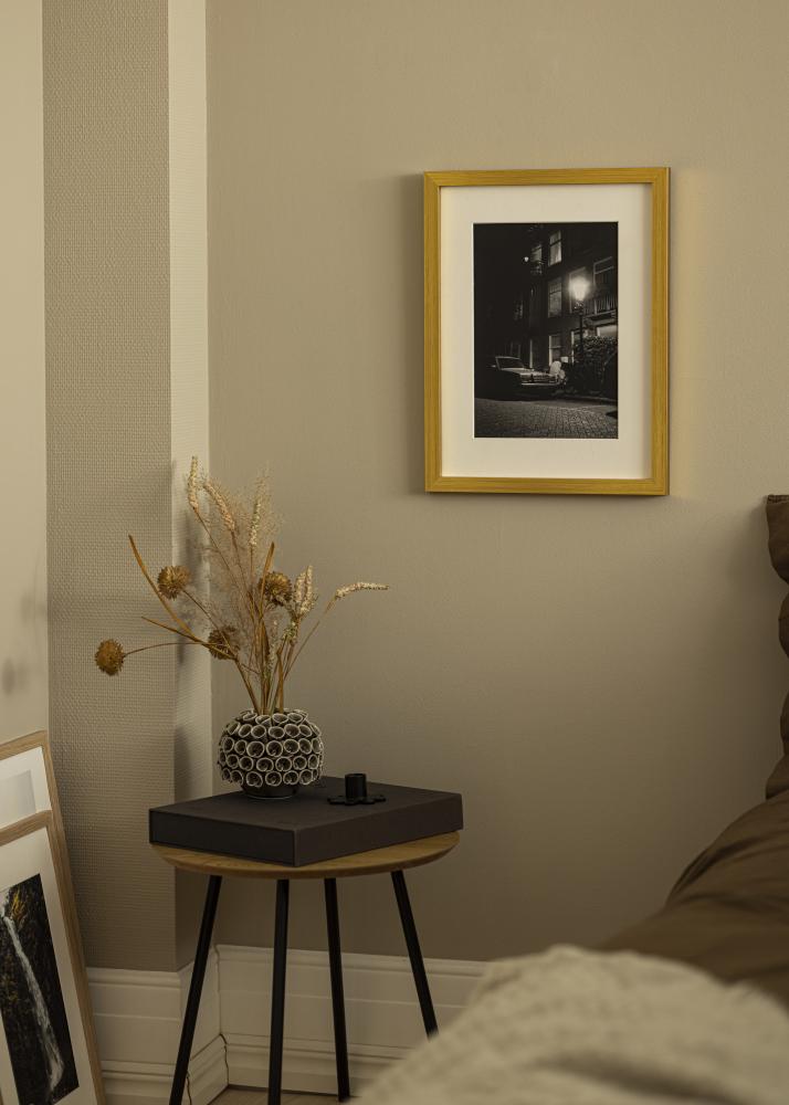 Blocky Dorado 85x115 cm - Paspartú Blanco 70x100 cm