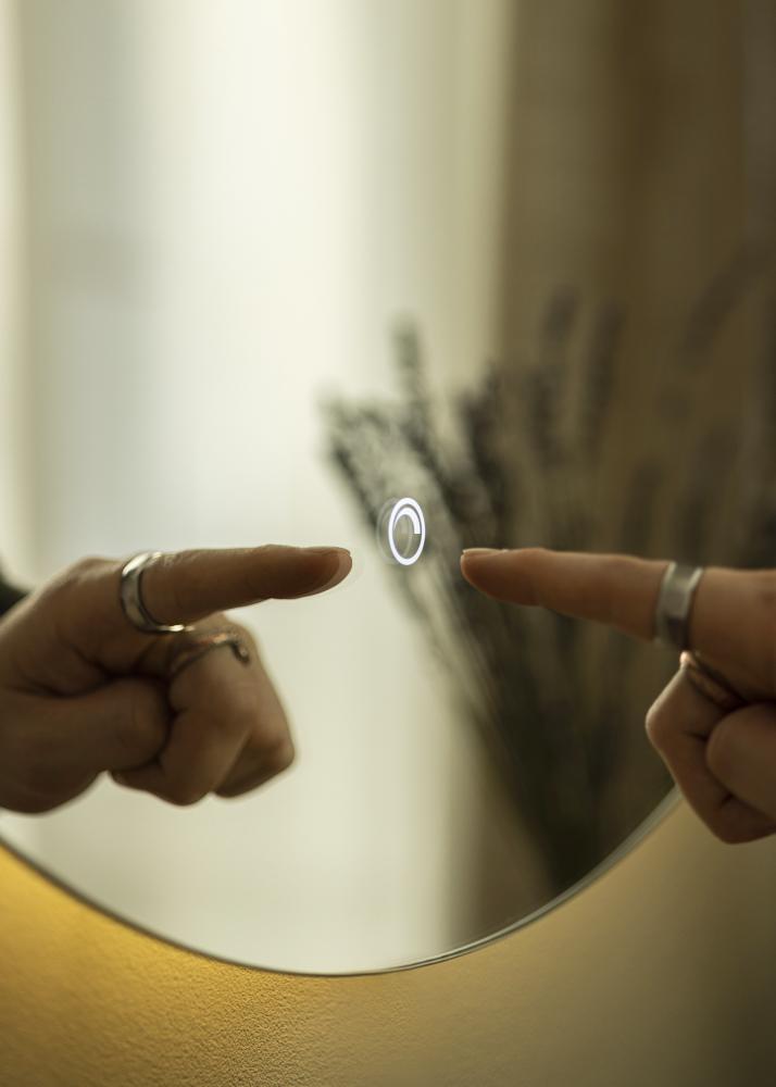 KAILA Espejo LED 70 cm Ø