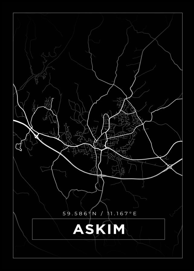 Mapa - Askim - Cartel Negro