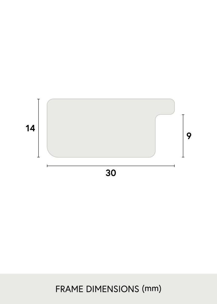 Marco Glamour Plateado - Tamaño personalizable