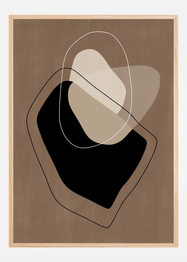 Neutral Composition Artwork Póster