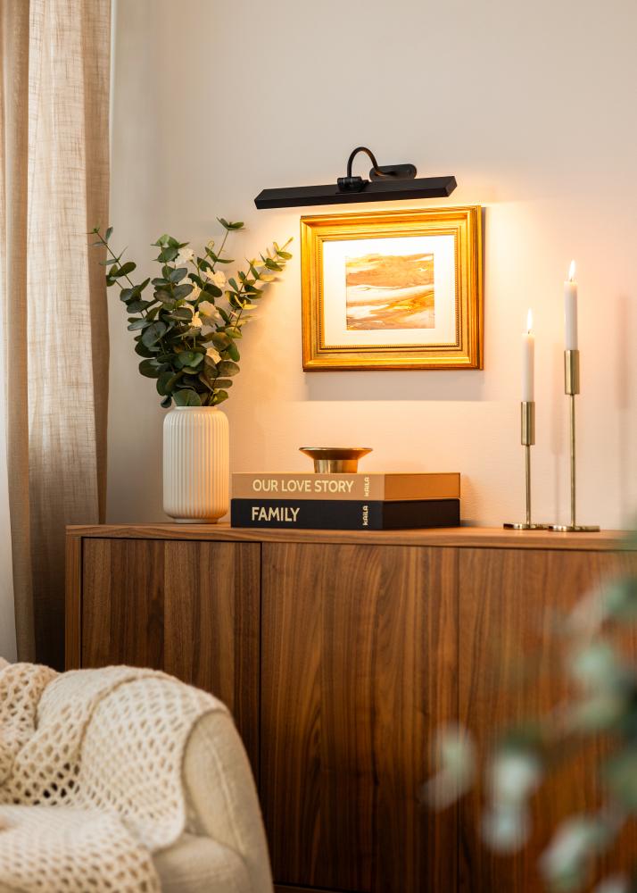 KAILA Flare Iluminación de Cuadros a Batería 40 cm - Negro