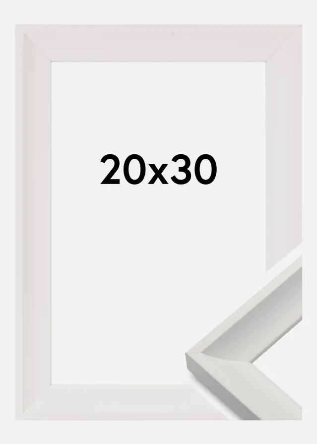 Marco Öjaren Vidrio acrílico Blanco 20x30 cm
