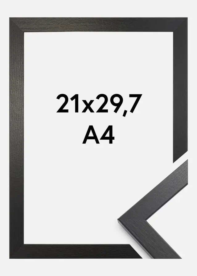 Marco Stilren Vidrio acrílico Black Oak 21x29,7 cm (A4)
