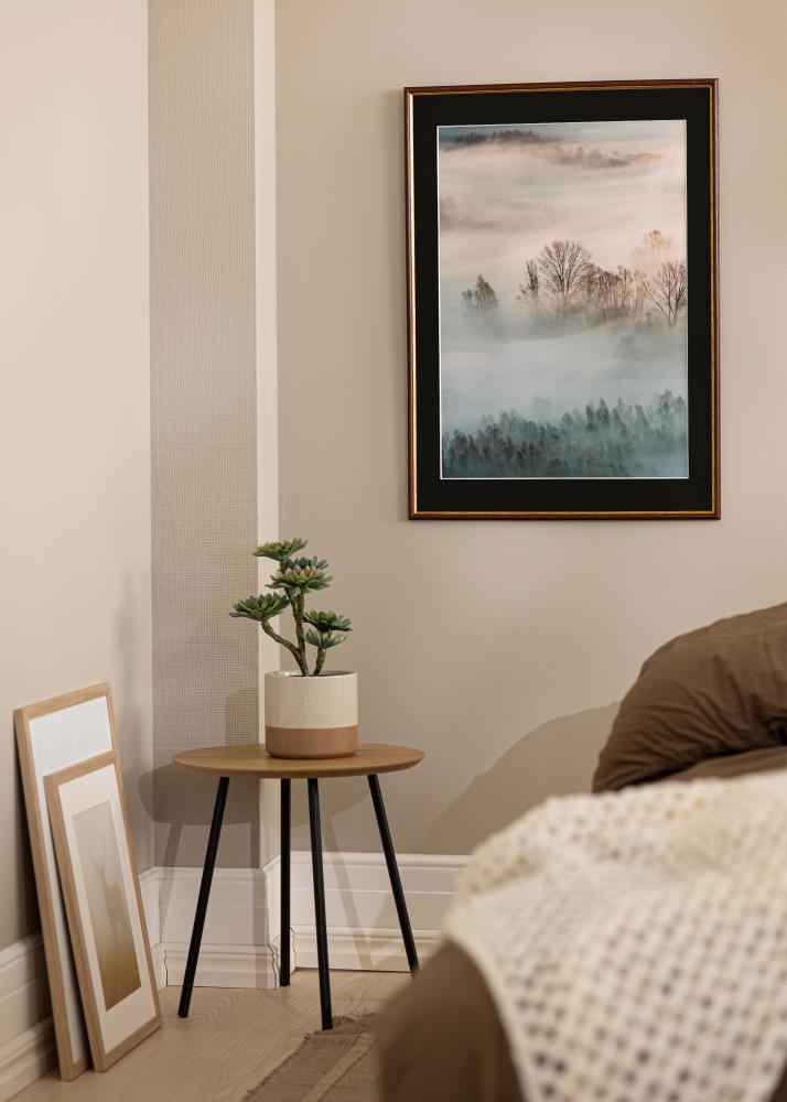 Marco Horndal Marrón 50x60 cm - Paspartú Negro 40x50 cm