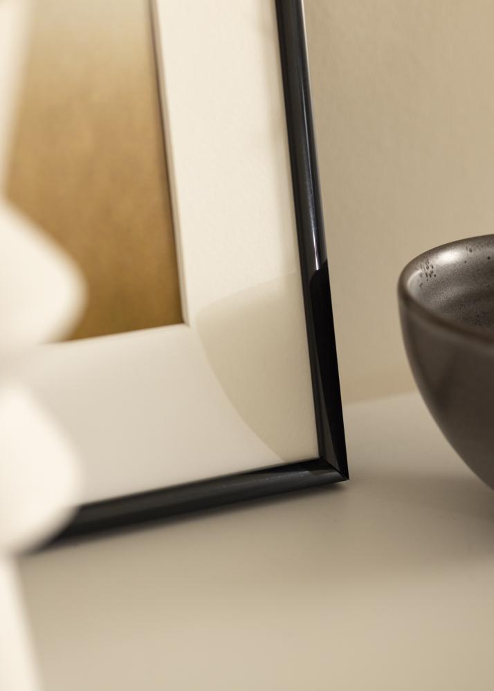 Marco BGA Modern Style Vidrio acrílico Negro 10x10 cm