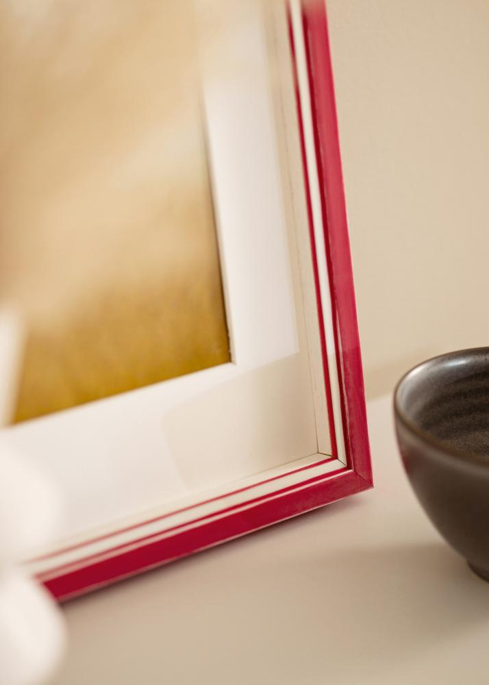 Marco Diana Vidrio acrílico Rojo 45x60 cm