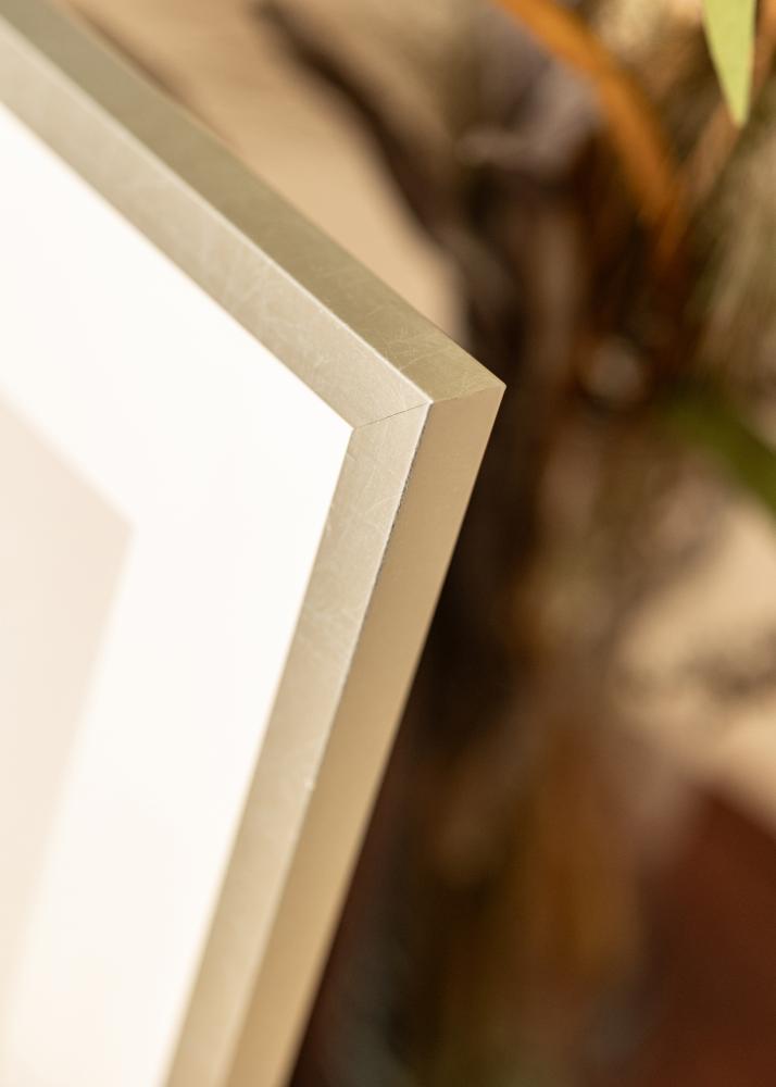 Marco Minerva Vidrio acrílico Plateado 20x25 cm