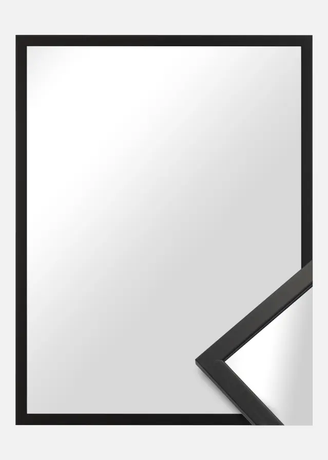 Espejo Edsbyn Negro - Tamaño personalizable