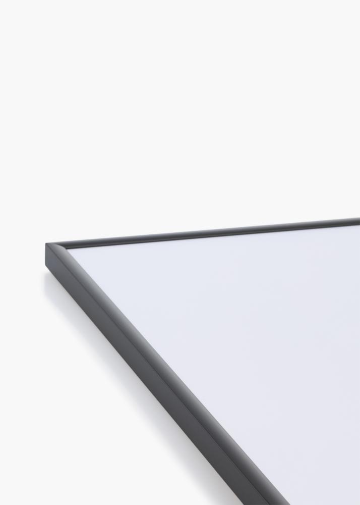 Marco New Lifestyle Gris oscuro 70x100 cm - Paspartú Negro 24x36 inches