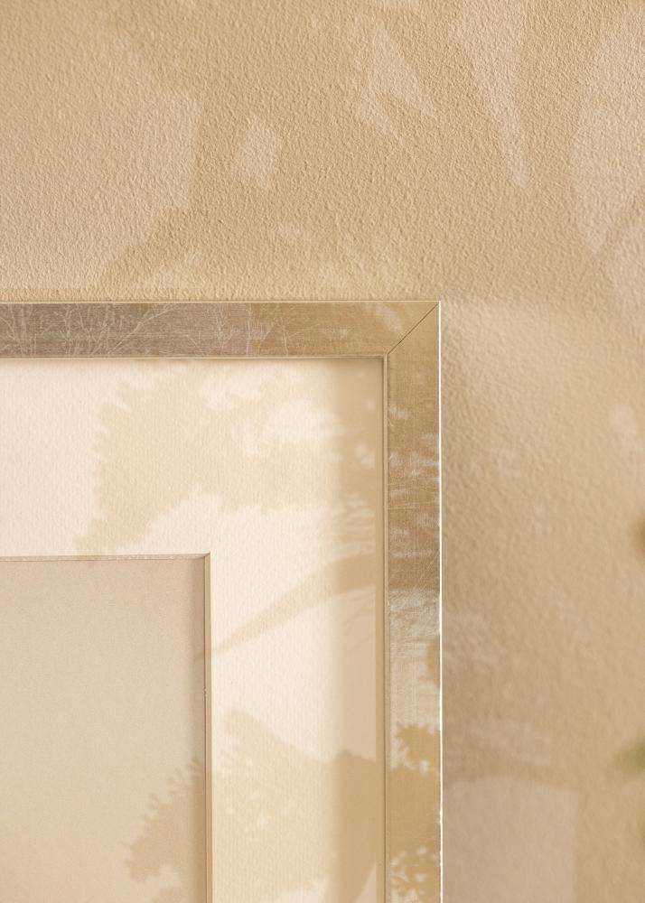 Marco Minerva Vidrio acrílico Plateado 20x25 cm