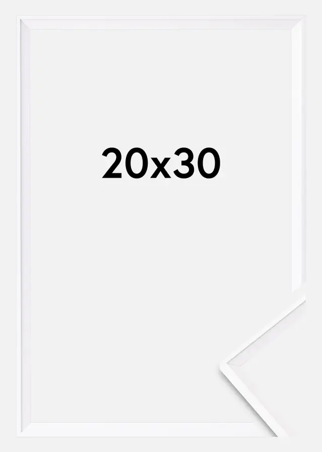 Marco Desire Vidrio acrílico Blanco 20x30 cm