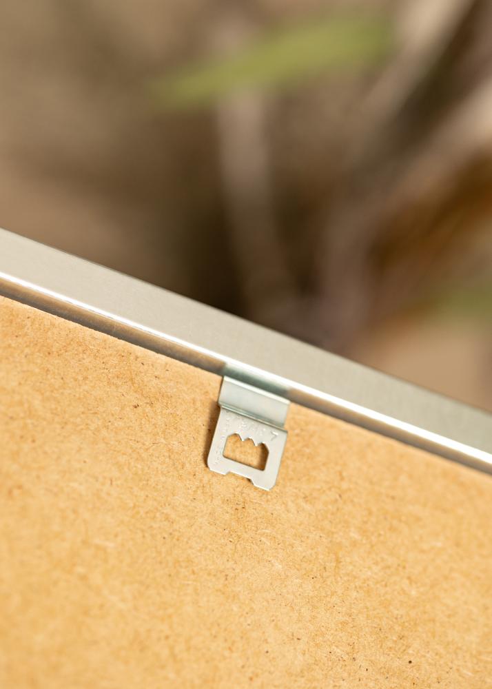 Marco Minerva Vidrio acrílico Plateado 20x25 cm