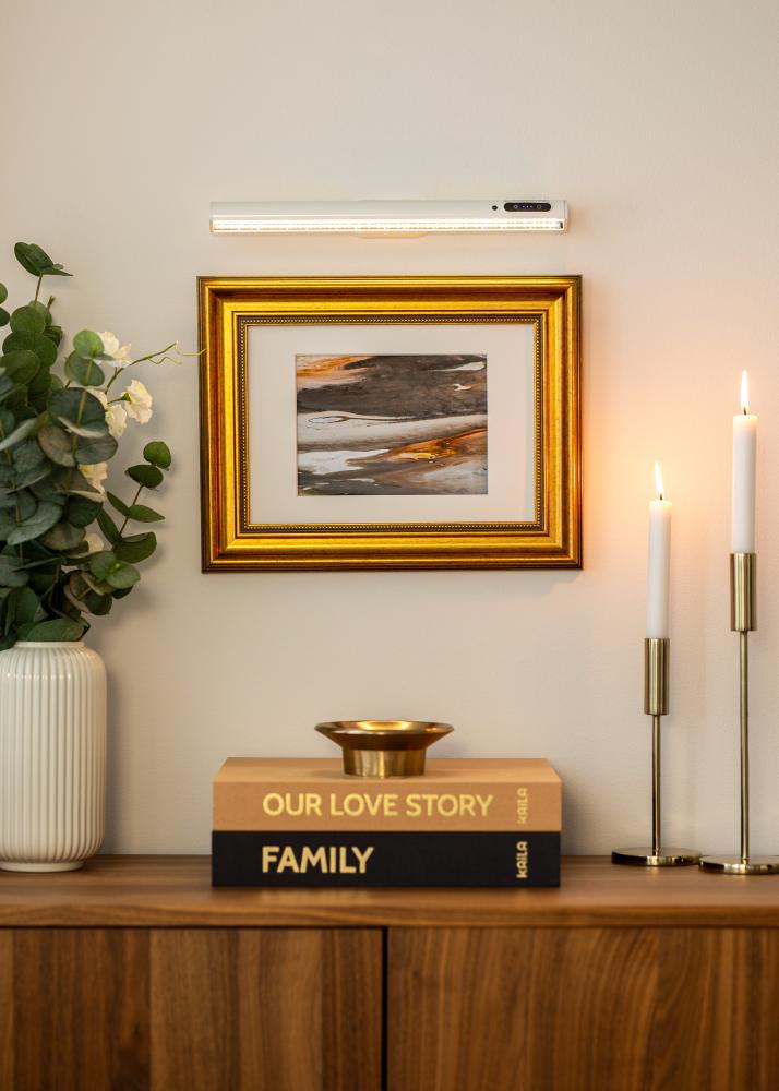 KAILA Illuminate Marco de iluminación para cuadros a batería 35 cm - Blanco