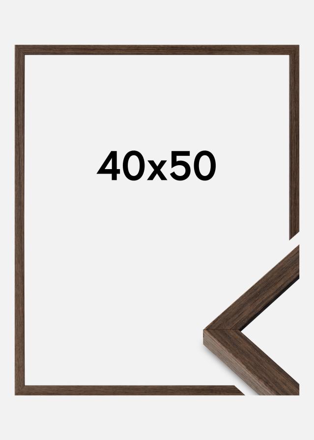 Marco Ares Vidrio Acrílico Nuez 40x50 cm