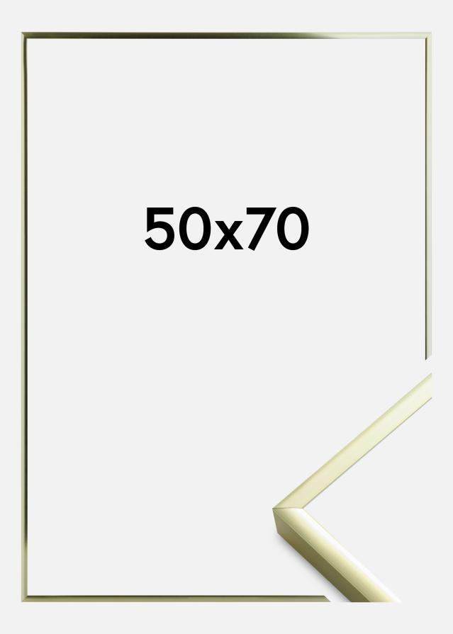 Marco Póster Frame Aluminum Gold 50x70 cm