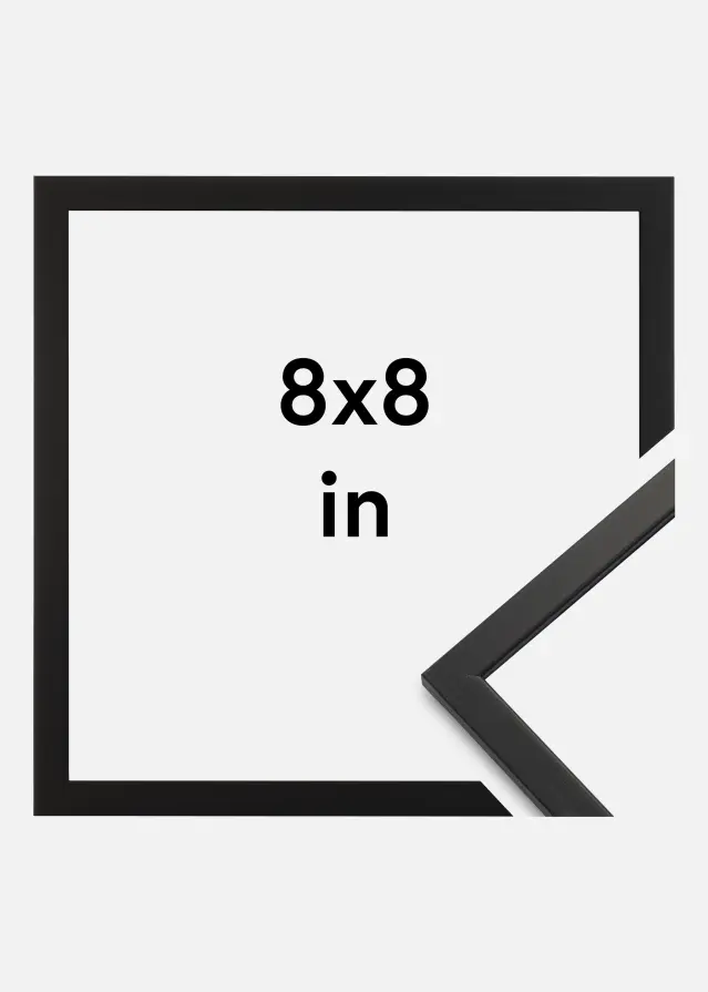 Marco Edsbyn Negro 8x8 inches (20,32x20,32 cm)